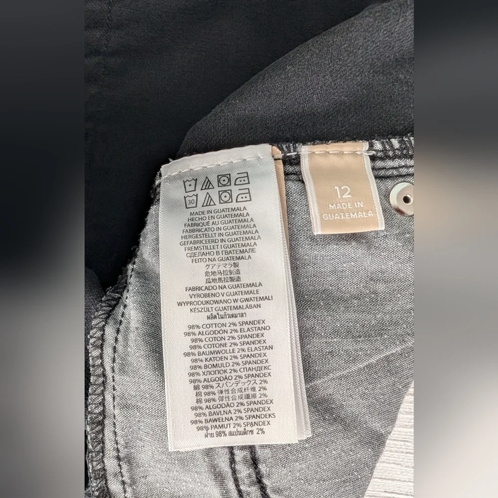 Michael Kors Black Denim Jeans Size 12